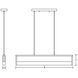 Echo LED 44.75 inch White Linear Pendant Ceiling Light