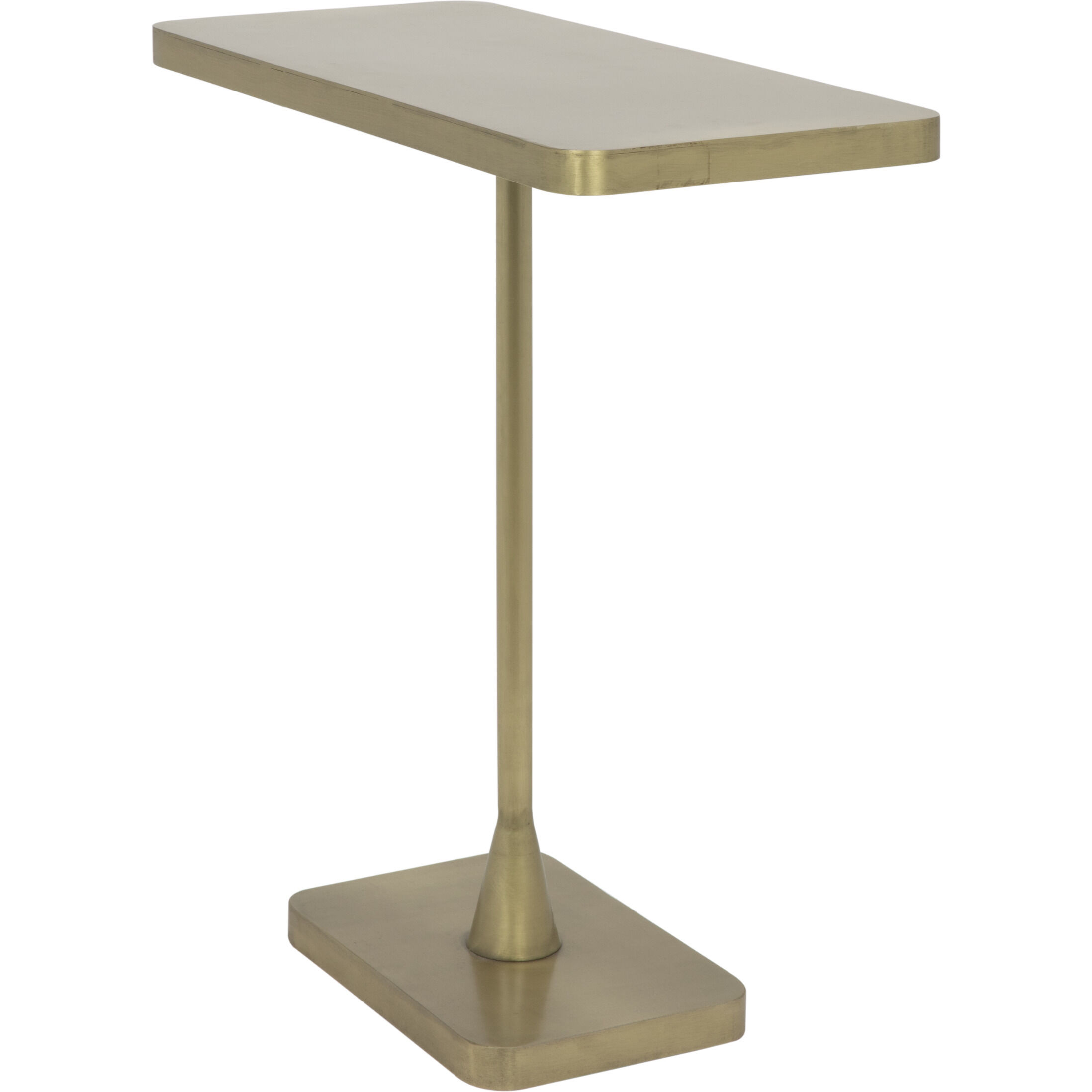 Hild 25 X 24.5 inch Antique Brass Side Table