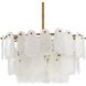 Leon 3 Light 25 inch Antique Brass Chandelier Ceiling Light