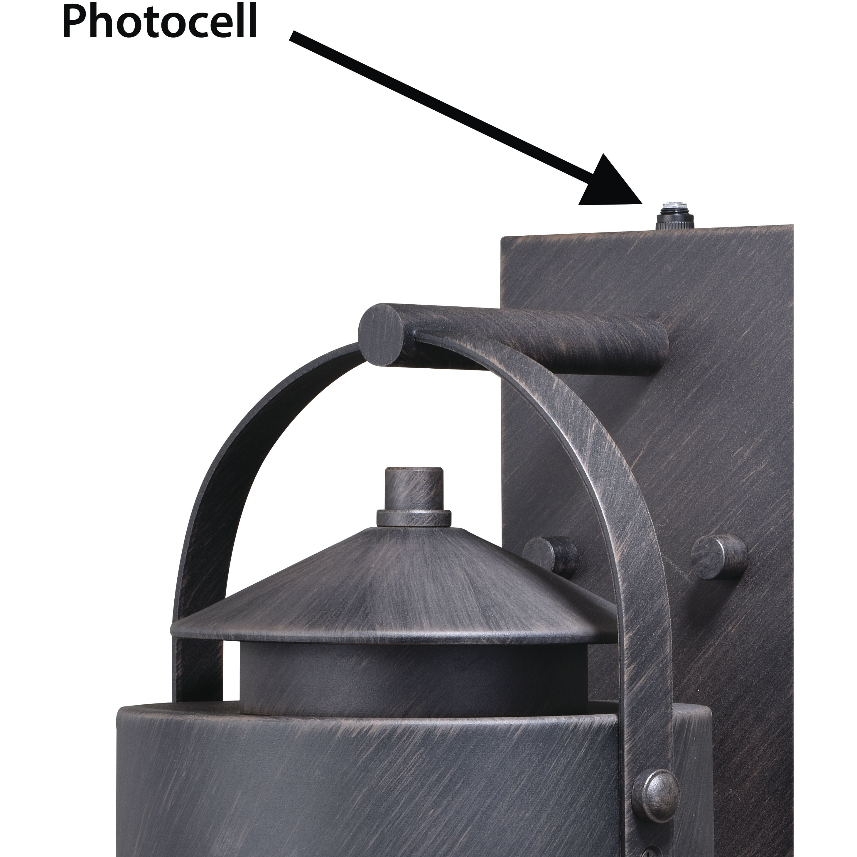 Cumberland LED 19.75 inch Rust Iron Outdoor Wall