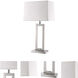 Riley 30 inch 100.00 watt Brushed Nickel Table Lamp Portable Light