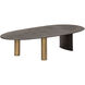 Nicko 62.5 X 30 inch Black Coffee Table