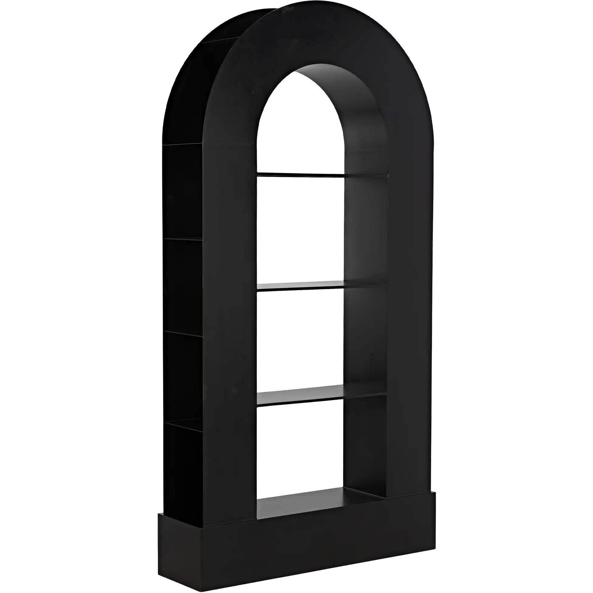 Triumph Matte Black Bookcase