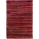 Gradience 36 X 24 inch Dark Red, Garnet, Dark Purple Rug