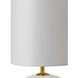 Orb 16 inch 60.00 watt Natural Stone Mini Lamp Portable Light