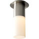 Pilar 1 Light 5.88 inch Satin Nickel Flush Mount Ceiling Light