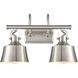 Auralume Provin LED 18.75 inch Brushed Satin Nickel Bath Vanity Light Wall Light