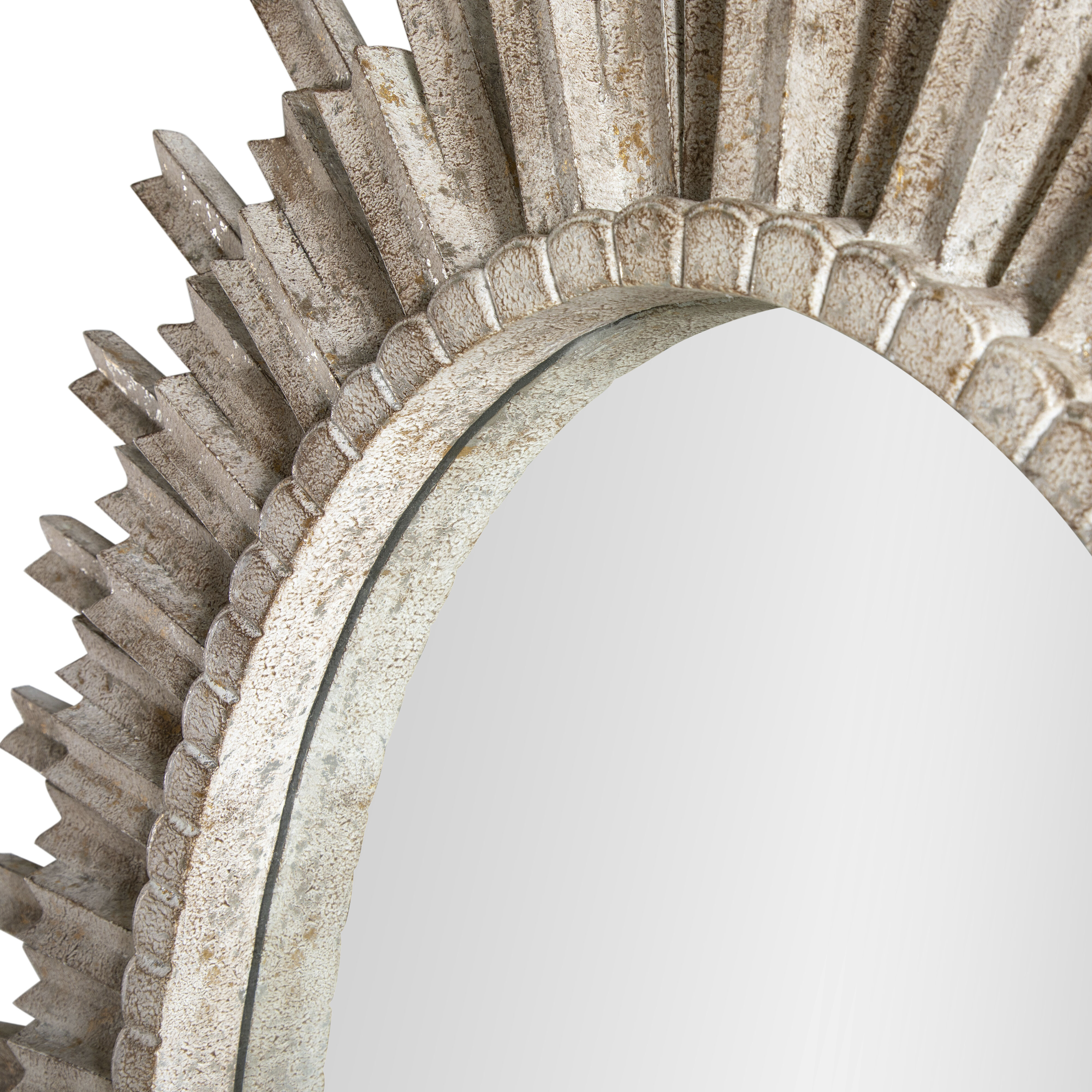 Jean-Michel 53.75 X 38.75 inch White & Ivory Mirror