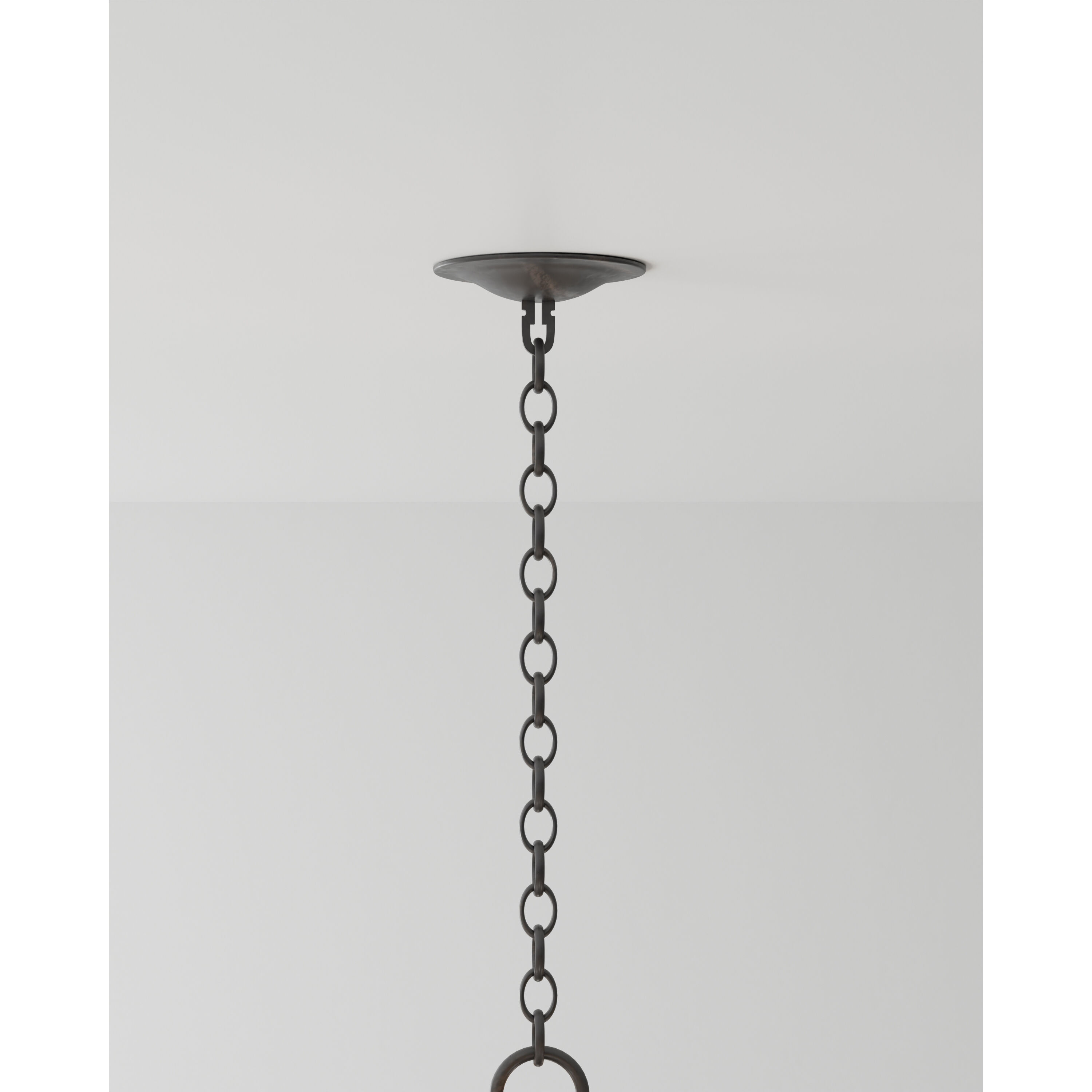 Bailey 6 Light 48 inch French Black/Contemporary Gold Leaf Chandelier Ceiling Light