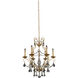 Elise 6 Light 26 inch Gold Patina Chandelier Ceiling Light