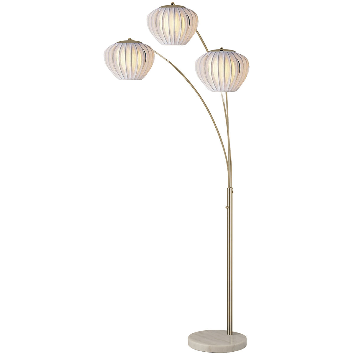 Bloom 93 inch 14.00 watt Black Nickel Arc Floor Lamp Portable Light