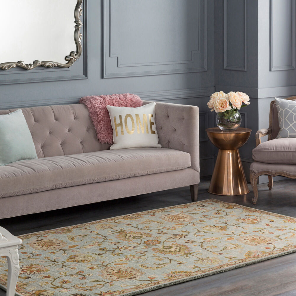 Middleton 36 X 24 inch Medium Gray/Dark Brown/Taupe/Tan/Rust/Khaki/Cream Rugs, Rectangle