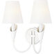 Claudelle Wall Sconce Wall Light in Textured White