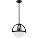 Wedgefield 1 Light 12.75 inch Matte Black Pendant Ceiling Light