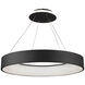 Lazio LED 23.5 inch Black Chandelier Ceiling Light