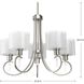 Invite 5 Light 25 inch Brushed Nickel Chandelier Ceiling Light