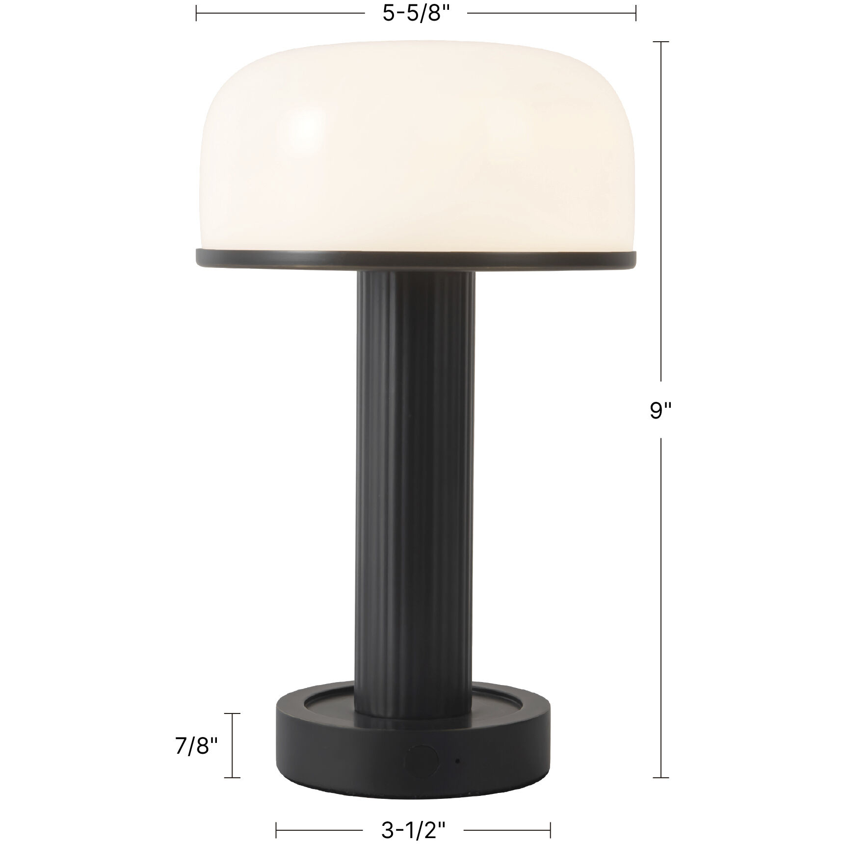 Vienna 9 inch 3 watt Vintage Brass Table Lamp Portable Light