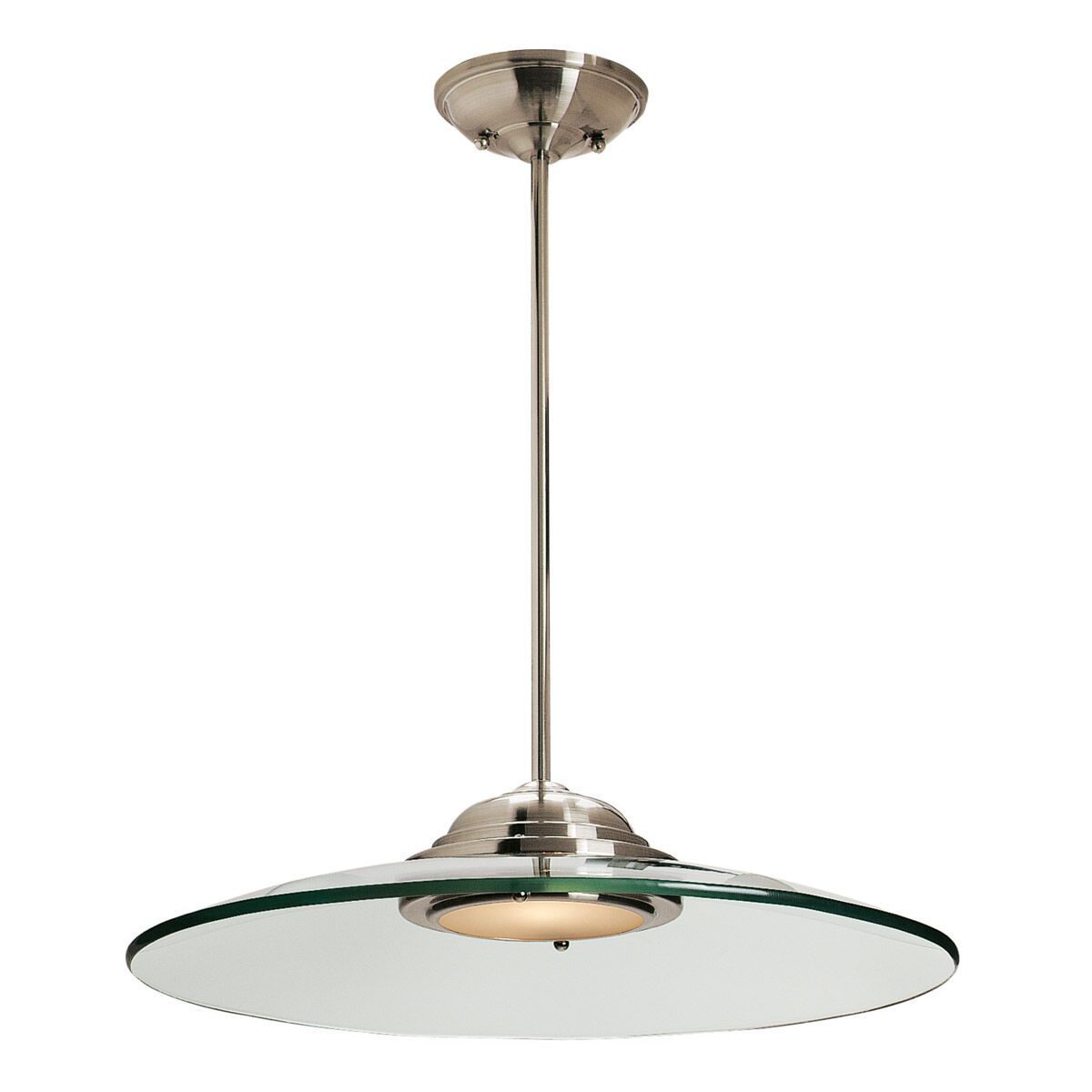 Phoebe LED 19 inch Brushed Steel Pendant Ceiling Light