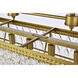 Nordic 6 Light 32 inch Brass Linear Pendant Ceiling Light
