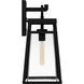 Godfrey 1 Light 21 inch Matte Black Outdoor Wall Lantern