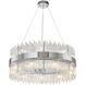 Canada LED 31.4 inch Chrome Chandelier Ceiling Light
