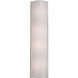 Textured Glass 2 Light 6 inch Burnished Bronze Cover Sconce Wall Light in Frosted Granite