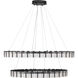 Sevryn LED 44.5 inch Dark Matte Black Chandelier Ceiling Light