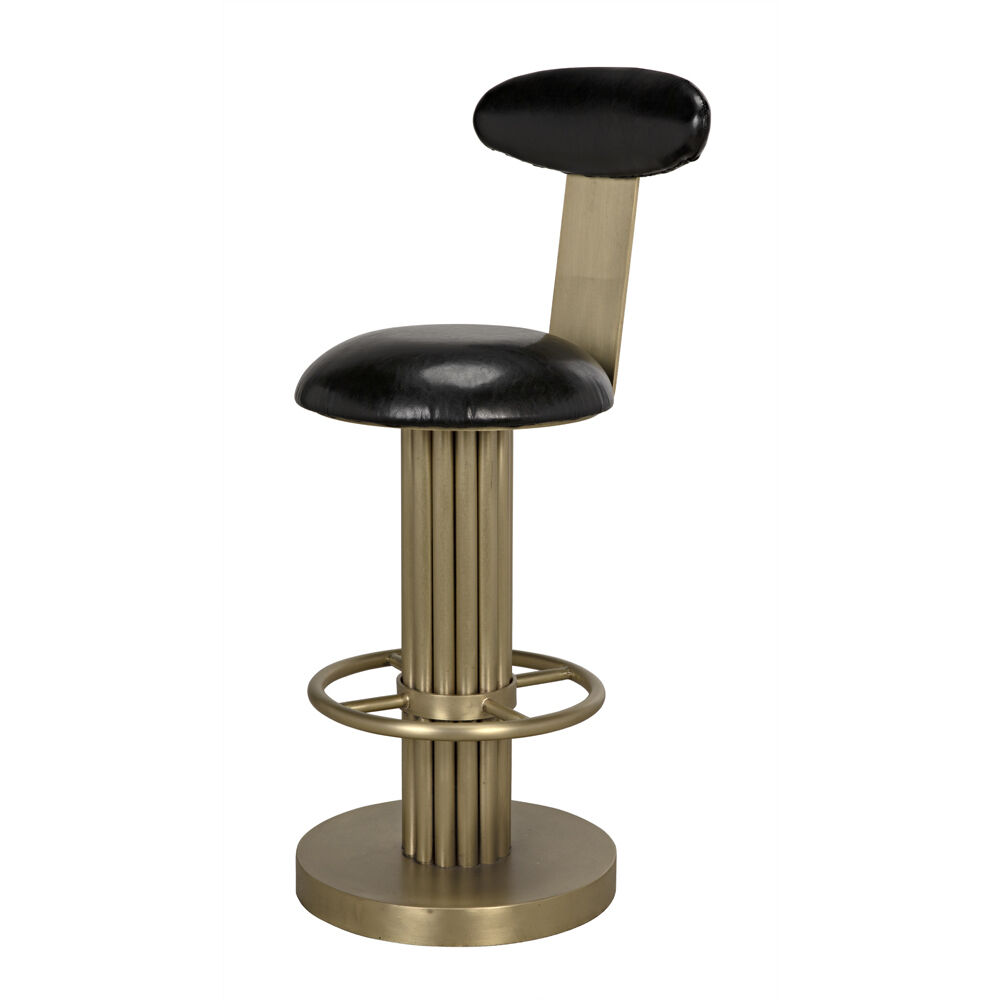 Sedes 39 inch Antique Brass Counter Stool
