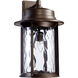 Charter 1 Light 19 inch Oiled Bronze Outdoor Wall Lantern