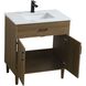 Chandler 30 X 34 inch Walnut Brown Bathroom Vanity Cabinet