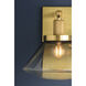 Mendon 1 Light 8.5 inch Aged Brass Wall Sconce Wall Light