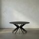 Spider 40 X 40 inch Matte Black Coffee Table