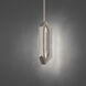 Beyond Ariana LED 5.8 inch Brushed Nickel Mini Pendant Ceiling Light
