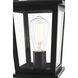 Cayman 1 Light 16.5 inch Black Outdoor Post Light