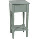 Hampton 28 X 14 inch Antique Ice Blue End/Side Table