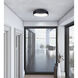 Lazio LED 17.75 inch Black Flush Mount Ceiling Light