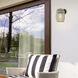Seabrooke 1 Light 12.38 inch Natural Black Outdoor Wall