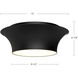 Alora Mood Emiko 2 Light 13 inch Matte Black Flush Mount Ceiling Light