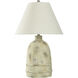 Cameron 29 inch 100.00 watt Cream and Light Brown Distress Marks Table Lamp Portable Light