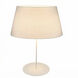 Dalia 28 inch 60 watt Matte White Table Lamp Portable Light