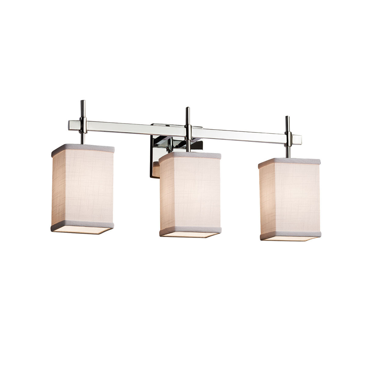 Textile 3 Light 22.00 inch Bathroom Vanity Light