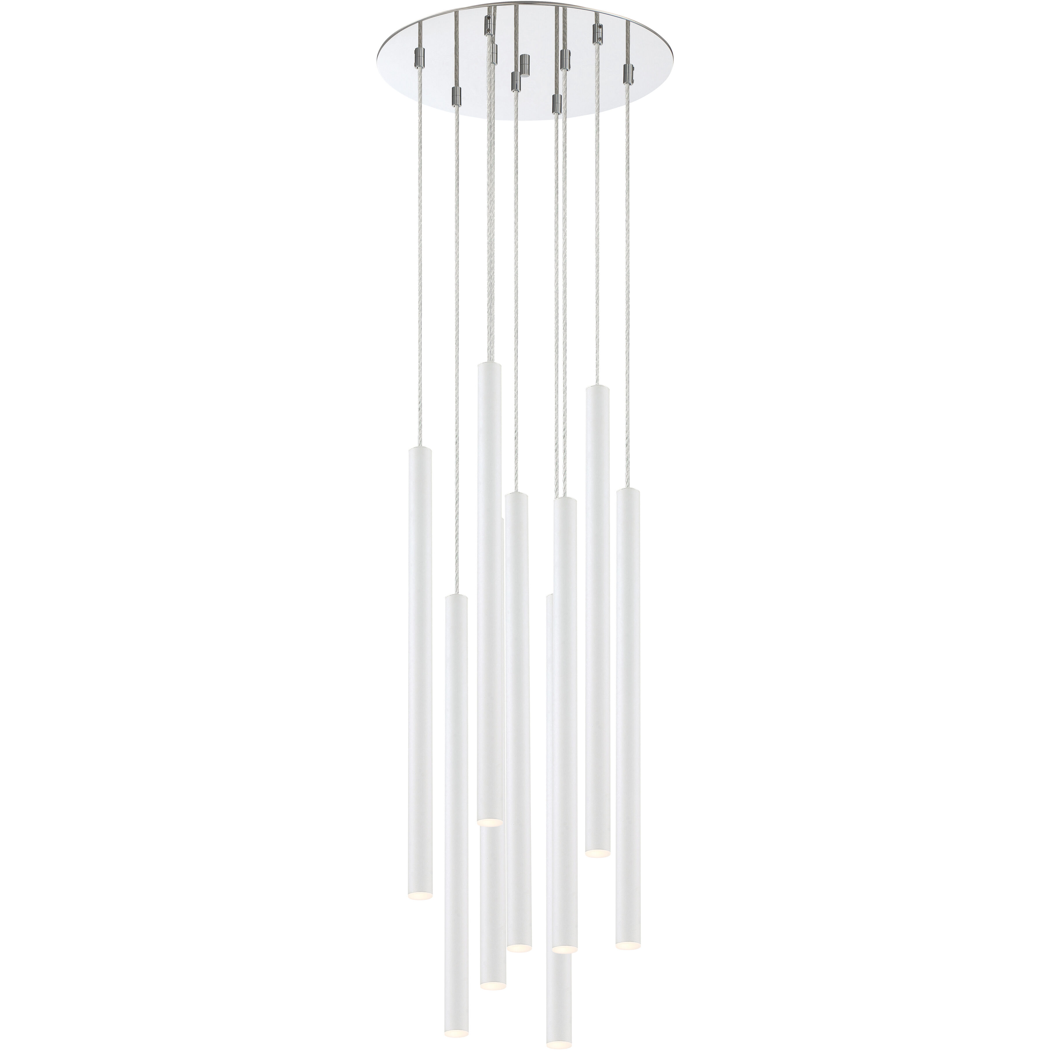 Forest LED 16 inch Chrome Chandelier Ceiling Light