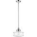 Keal 1 Light 10 inch Polished Nickel Convertible Semi-Flush Ceiling Light