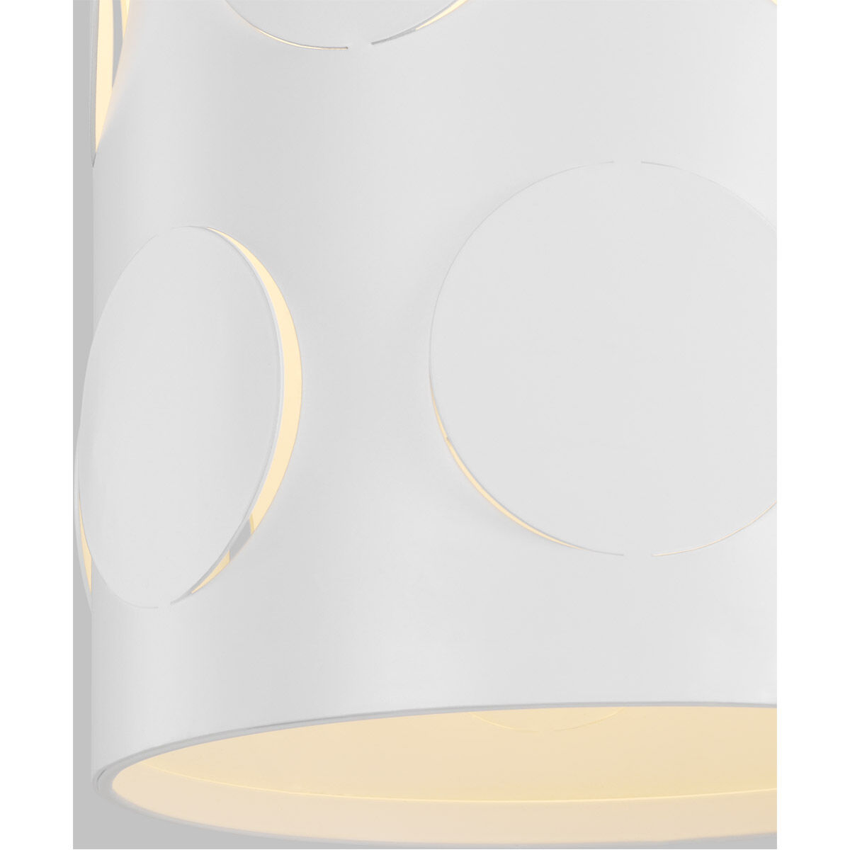 kate spade new york Dottie 1 Light 7.13 inch Matte White Pendant Ceiling Light