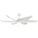 Coronado 59.63 inch Matte White Ceiling Fan