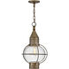 Cape Cod 1 Light 11 inch Burnished Bronze Outdoor Hanging