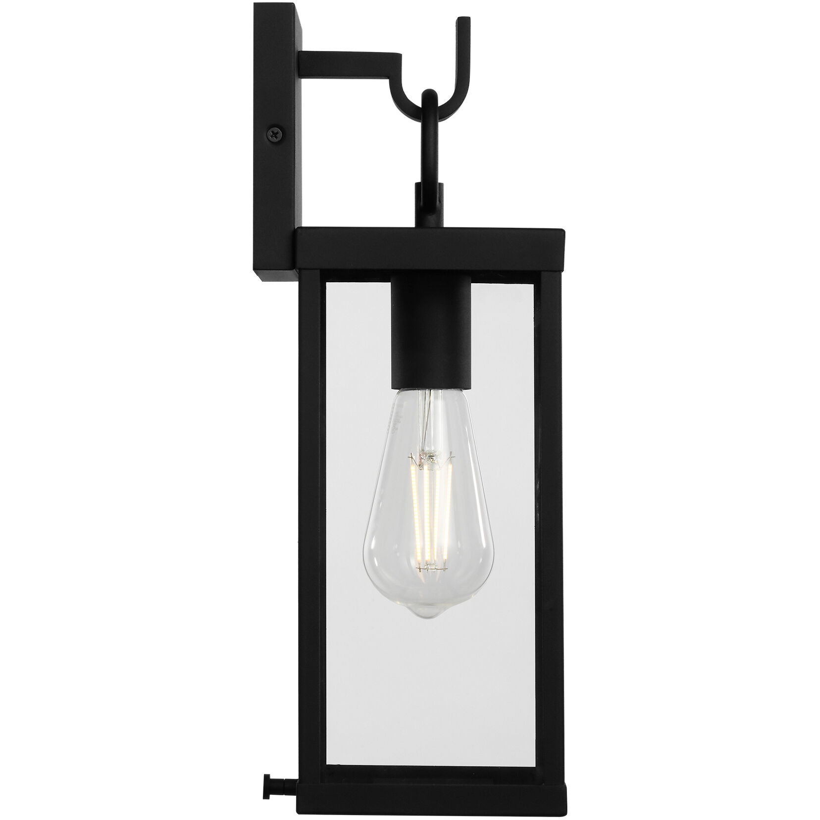 Rox LED 15 inch Textured Black Outdoor Wall Lantern