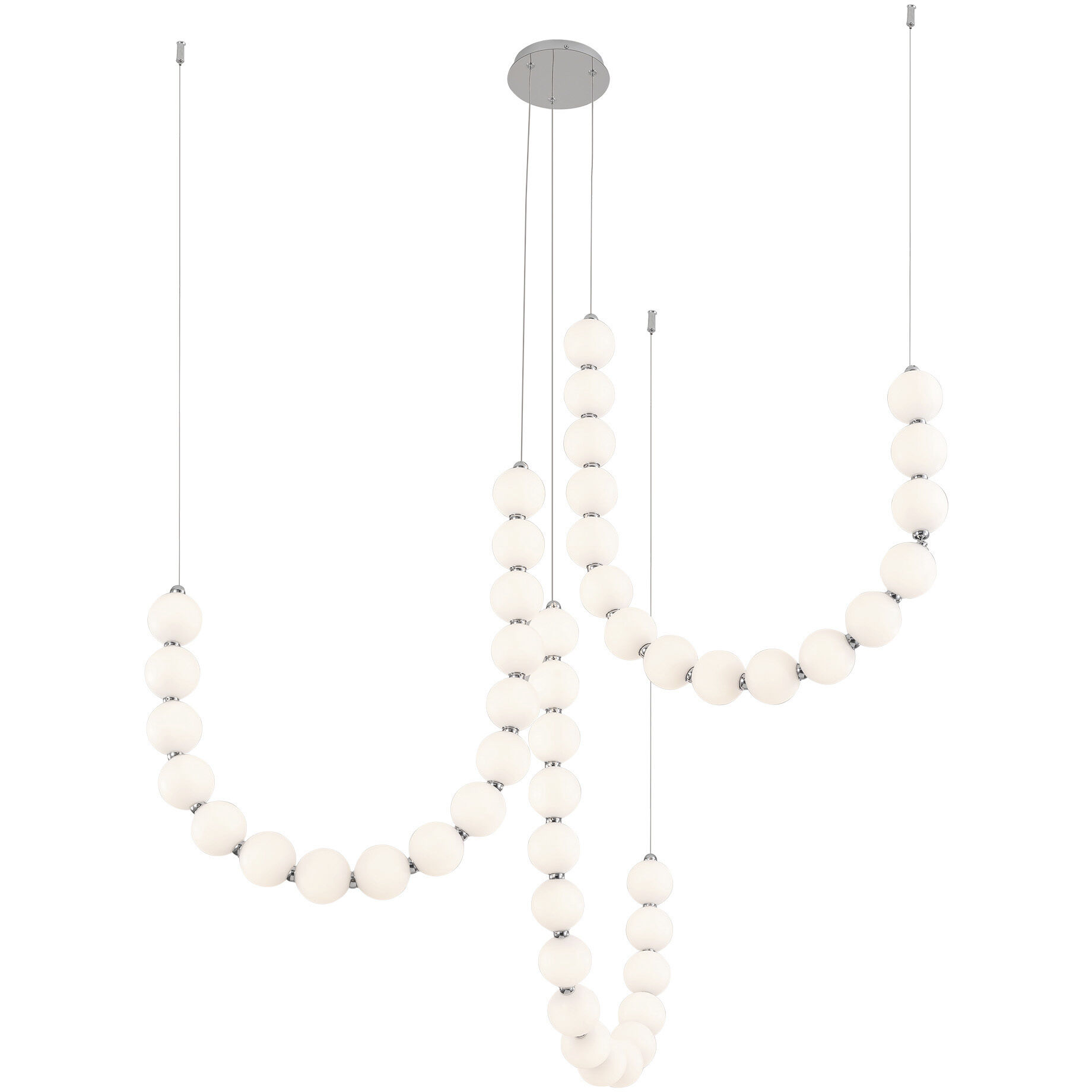 Akoya 11.13 inch Chrome Chandelier Ceiling Light