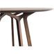 Aldo 47 X 47 inch Brown Dining Table, Round