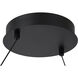 Recovery X LED 25.5 inch Coal And Satin Brass Pendant Ceiling Light
